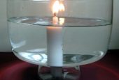 شمع زیر آب-آزمایش علمی