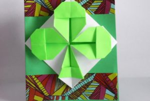 origami-shamrock