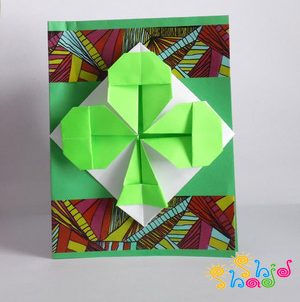 origami-shamrock