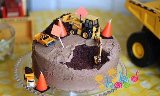 کیک-تولد شکلاتی